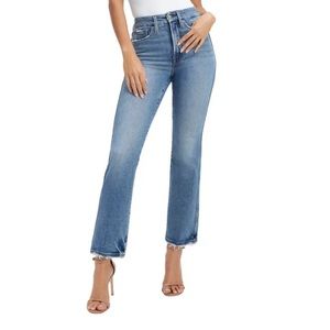 Good American Straight Light Compression Jeans